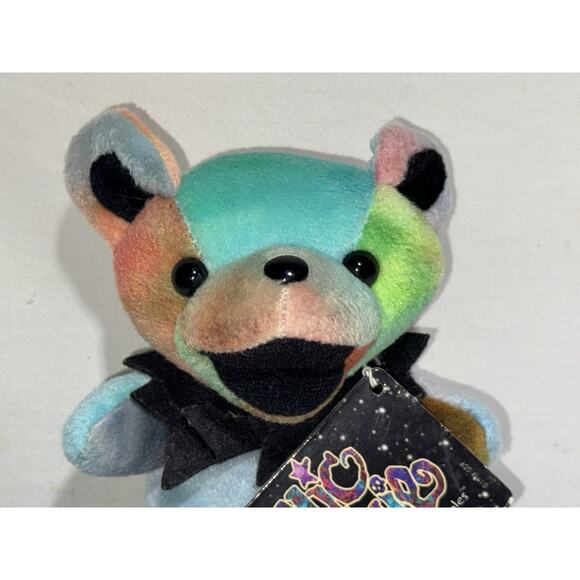Vintage Grateful Dead Cosmic Charlie Liquid Blue Beanie Bear Jerry Plush NWT - Picture 2 of 5